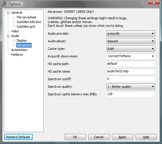 Image:Options audio advanced.png